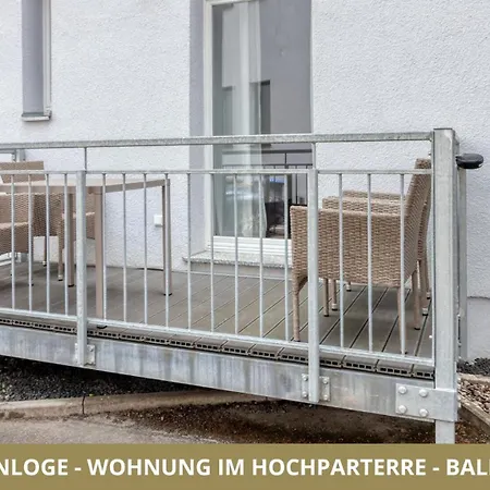Lägenhet Neu Fuerstenloge 1-6 Pers Hinter Dem Markgraeflichen Opernhaus - 2 Schlafzimmer Mit Boxspringbetten 4 Einzel Oder 2 Doppelbetten, Balkon Und Einbaukueche, Barrierearm Bayreuth