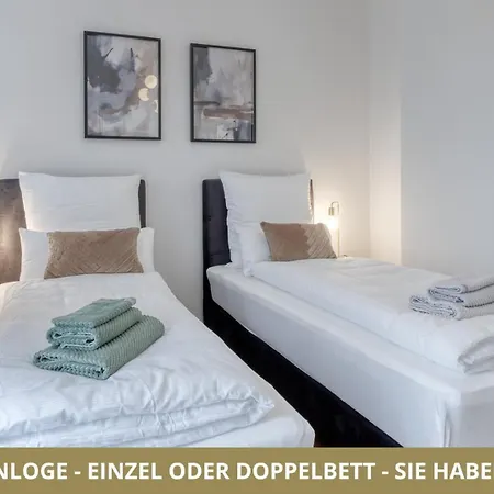 Neu Fuerstenloge 1-6 Pers Hinter Dem Markgraeflichen Opernhaus - 2 Schlafzimmer Mit Boxspringbetten 4 Einzel Oder 2 Doppelbetten, Balkon Und Einbaukueche, Barrierearm Lägenhet *